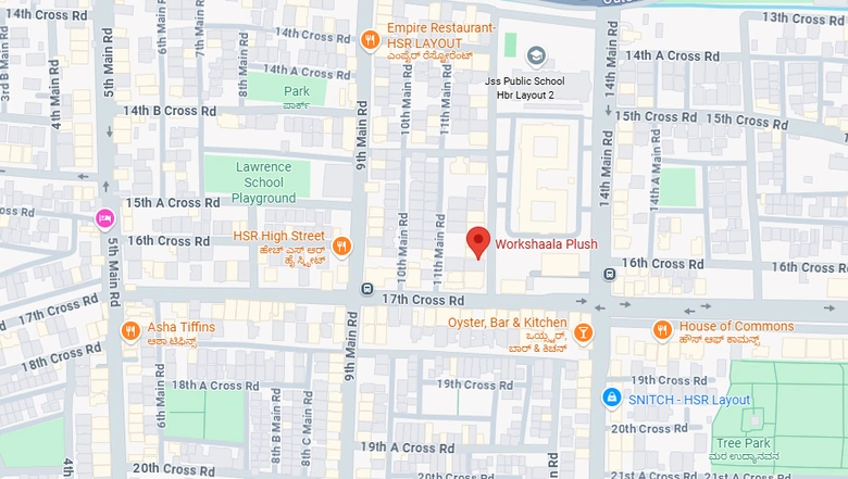 Location of Coworking Space in Workshaala Plush, HSR Layout - Image 290971