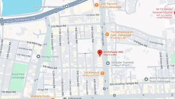 Location of Workshaala UNO Co-Working space in Indiranagar, Bangalore - Image 290977