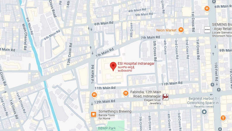 Location of Coworking Space in Beginest Harbor 3, Indiranagar - Image 291021