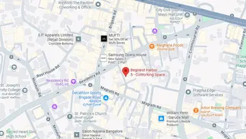 Location of Beginest Harbor 5 Co-Working space in Ashok Nagar, Bangalore - Image 291032