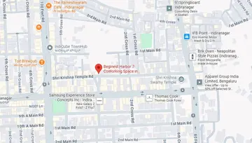 Location of Beginest Harbor 7 Co-Working space in Indiranagar, Bangalore - Image 291037