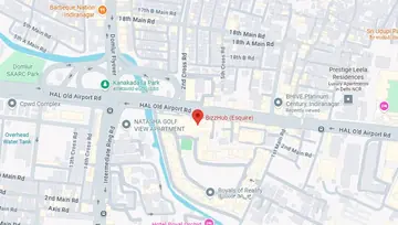 Location of BizzHub Esquire Co-Working space in Kodihalli, Bangalore - Image 291054