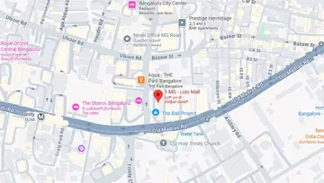 Location of Novel Office Central Co-Working space in MG Road, Bangalore - Image 291084