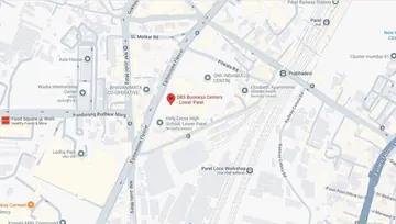 Location of DBS One World Center Co-Working space in Lower Parel West, Mumbai - Image 291190