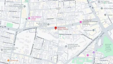 Location of DBS Business Center Co-Working space in Nungambakkam, Chennai - Image 291231