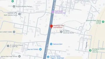 Location of Sensation Shadnagar Central Mall and Multiplex - Image 291267