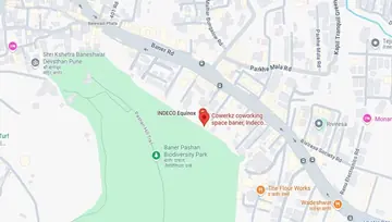 Location of Cowerkz Indeco Equinox Co-Working space in Baner, Pune - Image 291430
