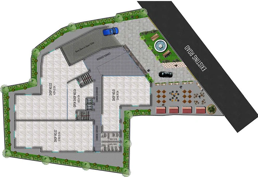 Master Plan of Tripura Easy Town Complex in Medachal, Hyderabad - Image 291313