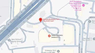 Location of ikeva Cessna Business Park Co-Working space in Kadubeesanahalli, Bangalore - Image 291458