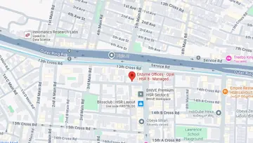 Location of Enzyme Opal Co-Working space in HSR Layout, Bangalore - Image 291475