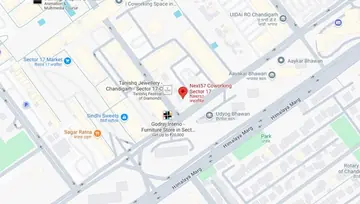 Location of Next57 Udyog Bhawan Co-Working space in Sector 17, Chandigarh - Image 291483