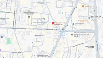 Location of Dextrus Peninsula Corporate Park Co-Working space in Lower Parel West, Mumbai - Image 291553