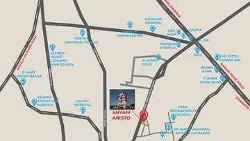 Location of Shyam Aristo - Image 291912
