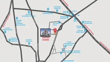 Location of Shyam Iconic - Image 292083