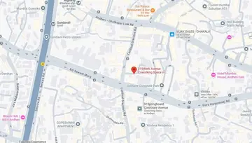 Location of 315 Work Silver Utopia Co-Working space in Andheri East, Mumbai - Image 291674