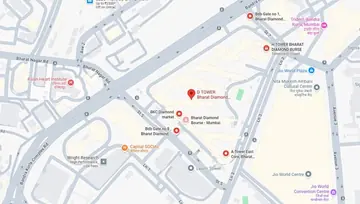 Location of 315 Work Bharat Diamond Bourse Co-Working space in BKC, Mumbai - Image 291800
