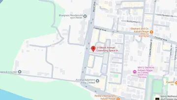 Location of 315 Work Avenue Co-Working space in Kalyani Nagar, Pune - Image 292089