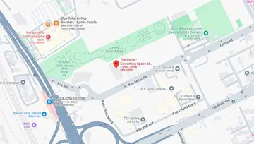 Location of The Circle Omaxe Square Co-Working space in Jasola Vihar, New Delhi - Image 292360