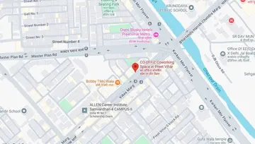 Location of Co-Offiz Building Five Co-Working space in Preet Vihar, New Delhi - Image 292407