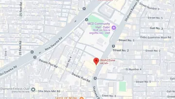Location of Work2Zone Vijay Enclave Co-Working space in Dwarka, New Delhi - Image 293016