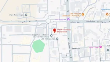 Location of AKASA SRB Tower Co-Working space in Patia, Bhubaneswar - Image 292436