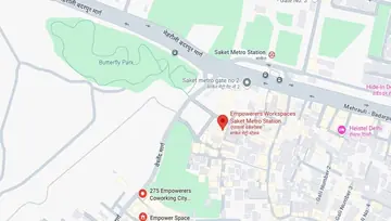 Location of Empowerers DP House Co-Working space in Saket, New Delhi - Image 293031