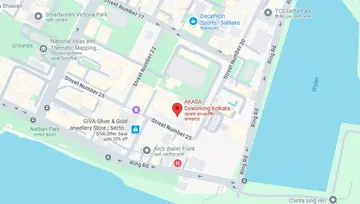 Location of Akasa Srijan Corporate Park Co-Working space in Bidhan Nagar, Kolkata - Image 292484