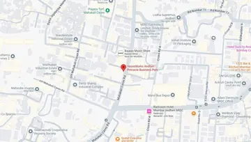 Location of YesssWorks Pinnacle Business Park Co-Working space in Andheri East, Mumbai - Image 292520