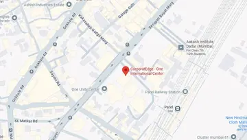 Location of CorporatEdge One International Center Co-Working space in Dadar West, Mumbai - Image 292525