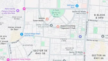 Location of Akasa Tower Co-Working space in Sector 62, Noida - Image 292581