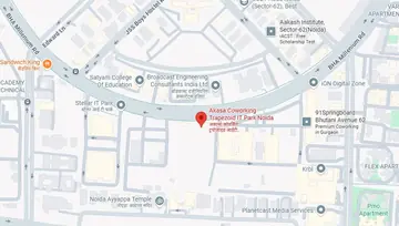 Location of Akasa Trapezoid Co-Working space in Sector 71, Noida - Image 292591