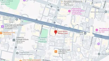 Location of Trend Works Raheja Towers Co-Working space in Ashok Nagar, Bangalore - Image 292700