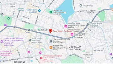 Location of Trend Works The Estate Co-Working space in MG Road, Bangalore - Image 292750