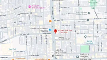 Location of WorkDen Executive 2 Co-Working space in Indiranagar, Bangalore - Image 292809