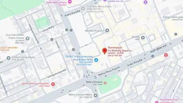 Location of Rworkspace Vardhman Trade Centre Co-Working space in Nehru Place, New Delhi - Image 292875