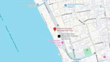 Location of SpazeOne Bay Pride Towers Co-Working space in Ernakulam, Kochi - Image 292920