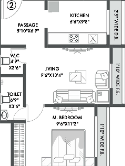 1 BHK Flat in RNA NG Silver Spring in Mira Road East, Thane - Image 445217