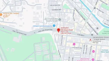 Location of WorkDen Mnr Pride Co-Working space in Domlur, Bangalore - Image 293277