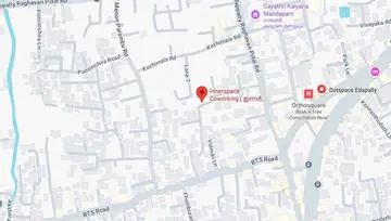 Location of InnerSpace TK Business Arcade Co-Working space in Edappally, Kochi - Image 293336
