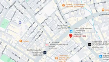 Location of Hustlehub H204 Co-Working space in Koramangala, Bangalore - Image 293371