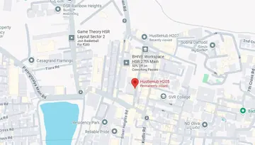 Location of Hustlehub H205 Co-Working space in HSR Layout, Bangalore - Image 293387