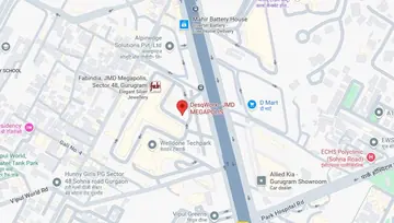 Location of DesqWorx JMD Megapolis Co-Working space in Sohna Road, Gurgaon - Image 294139