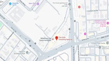 Location of The Circle Huda City Centre Co-Working space in Sector 29, Gurgaon - Image 294289