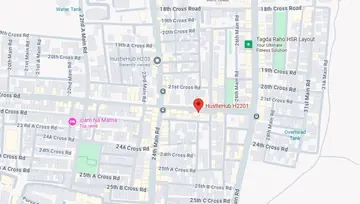 Location of Hustlehub H2201 Co-Working space in HSR Layout, Bangalore - Image 293495