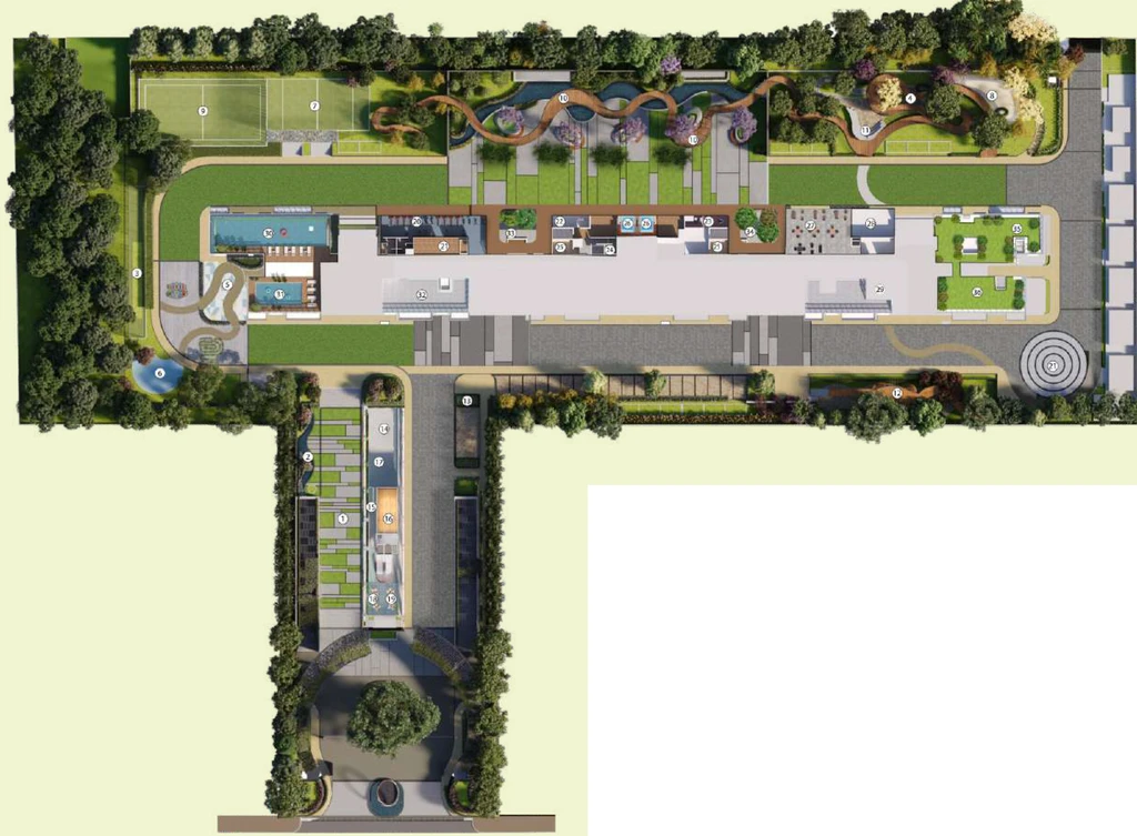 Master Plan of Godrej Tiara in Yeshwanthpur, Bangalore - Image 293560