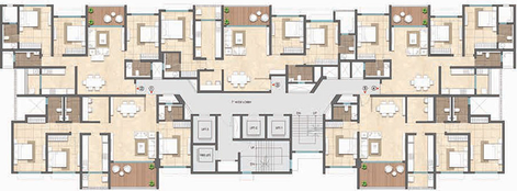 Floor Plan of Lodha Altero in Wakad, Pune - Image 293649