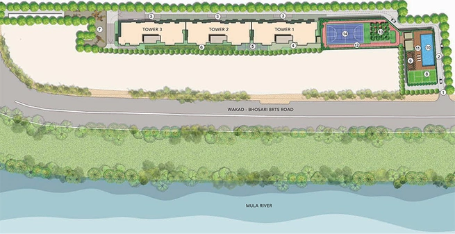 Master Plan of Lodha Altero in Wakad, Pune - Image 293648