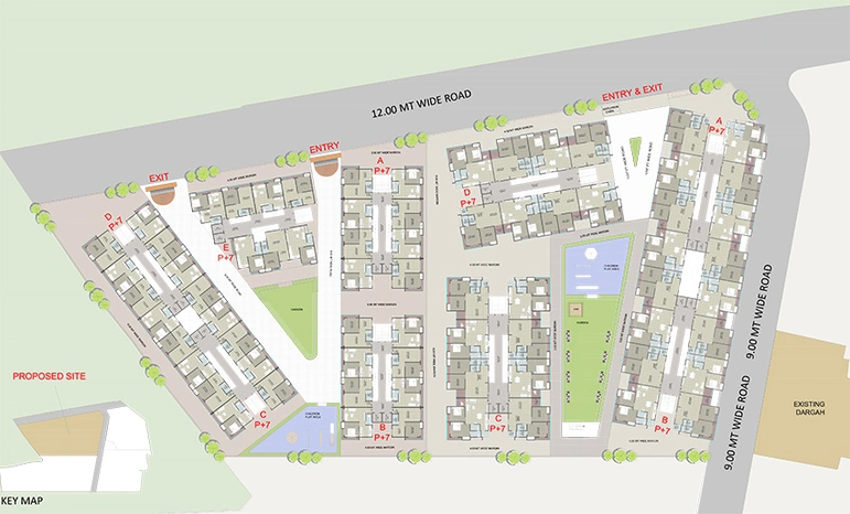 Master Plan of Palia Lifestyle in Katargam, Surat - Image 293757