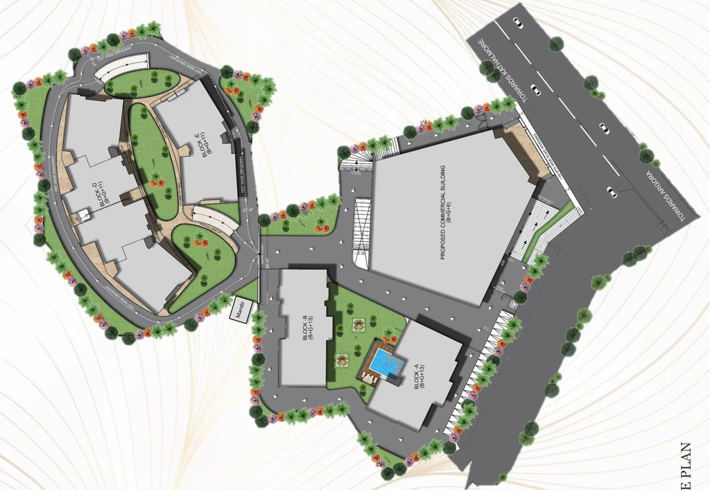 Master Plan of Commercial Siddhartha Maison in Jagarnathpur, Ranchi - Image 293906