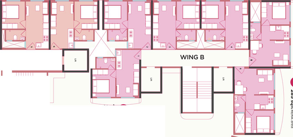 Floor Plan of Marathon Neo Park in Bhandup West, Mumbai - Image 35541